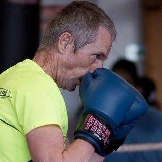 Hans beim Boxen